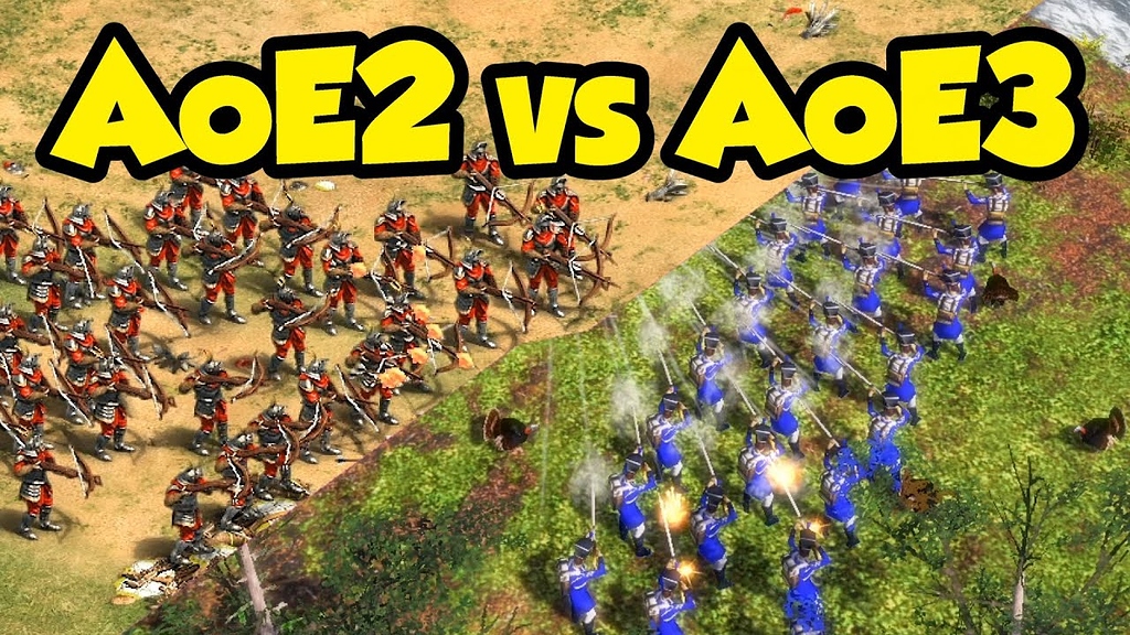 age of empires 1 vs 2