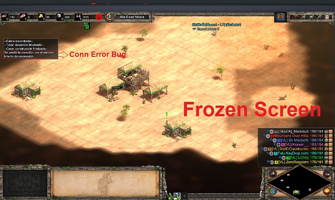 Frozen Screen