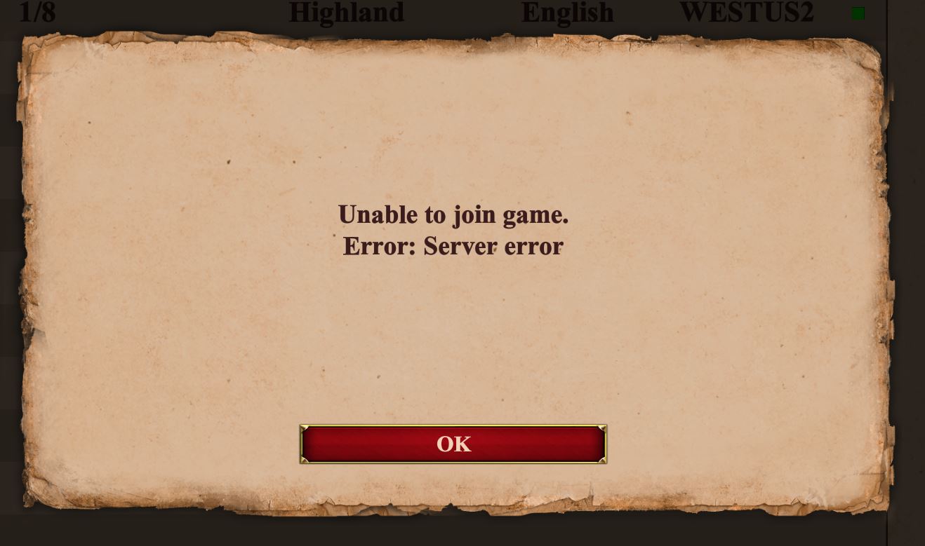 You Do Not Have Permission To Join This Game Error