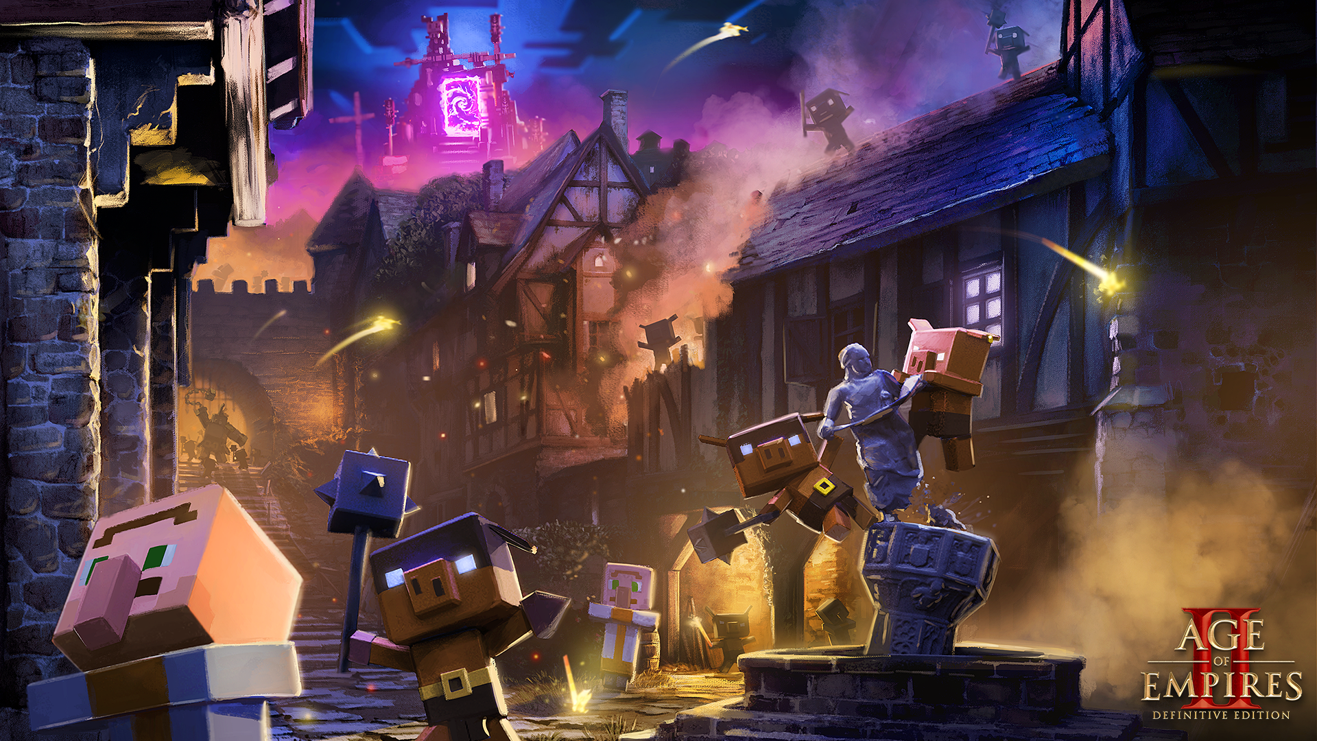 Steam Workshop::Minecraft End Portal Wallpaper