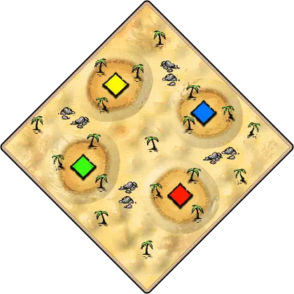 Mountain Dunes in-game map