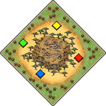 Shrubland in-game map